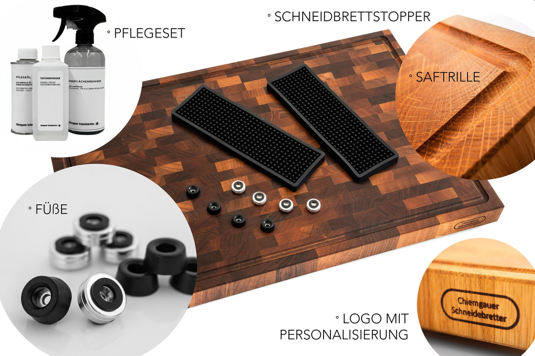 Eiche Längsholzschneidebrett