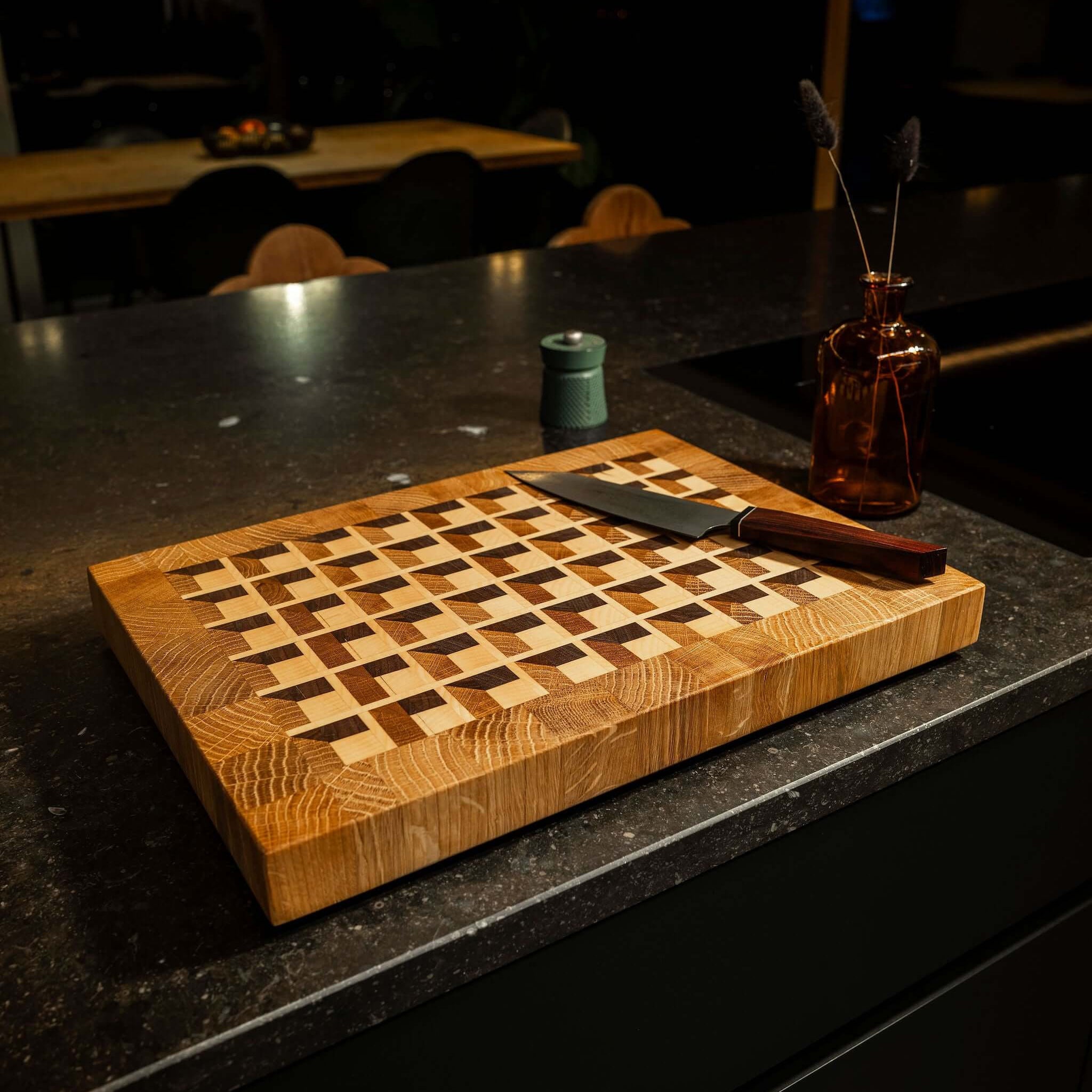 Typesetting box 3D end grain cutting board