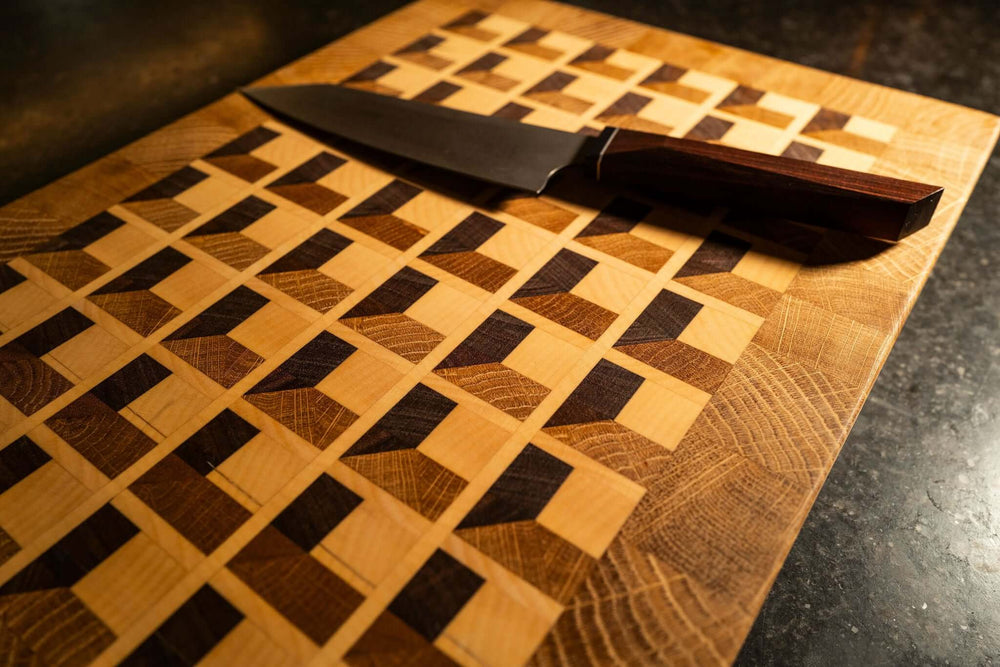 Typesetting box 3D end grain cutting board