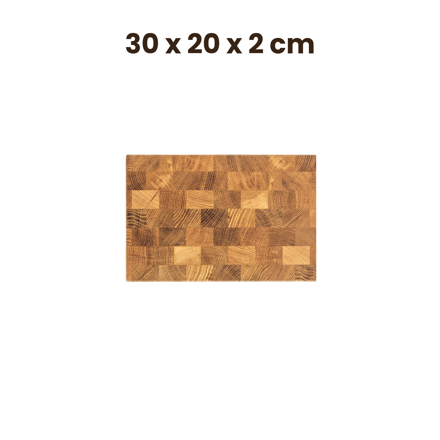 Eiche Stirnholzschneidebrett