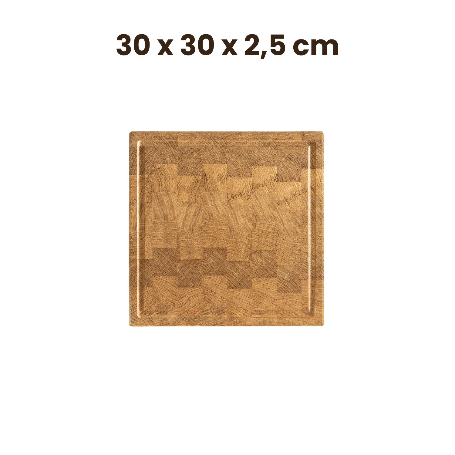 Eiche Stirnholzschneidebrett