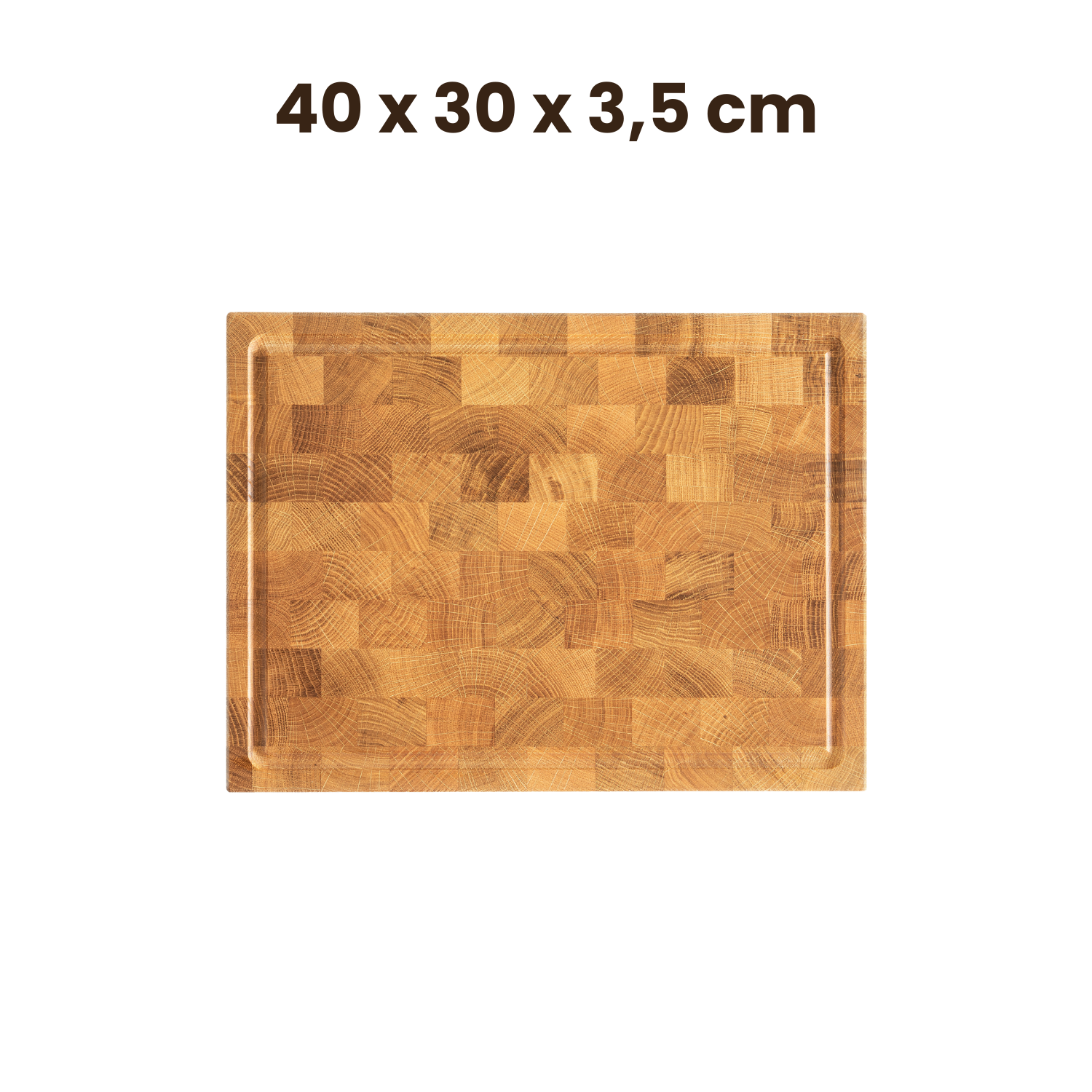 Eiche Stirnholzschneidebrett