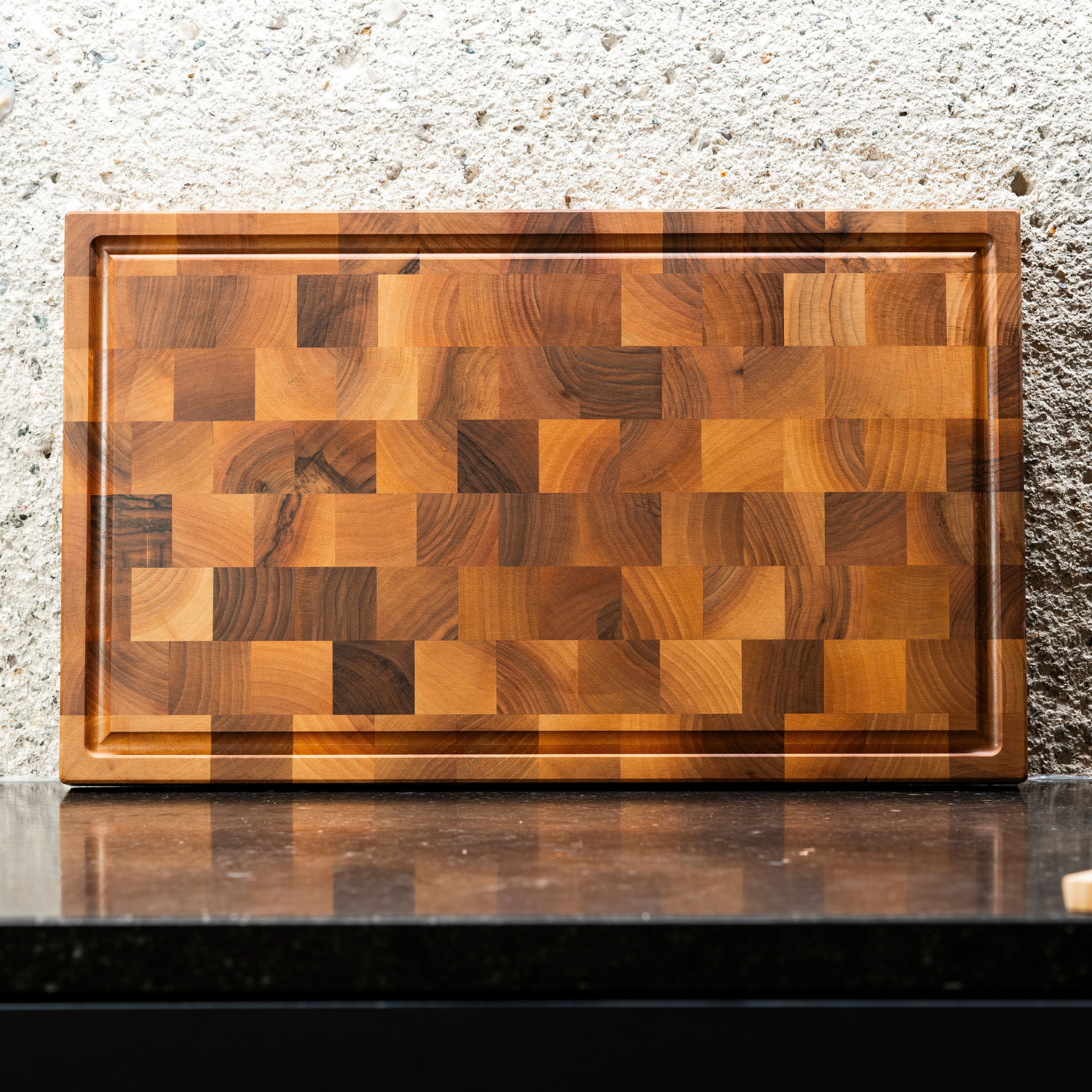 Nussbaum Stirnholzschneidebrett